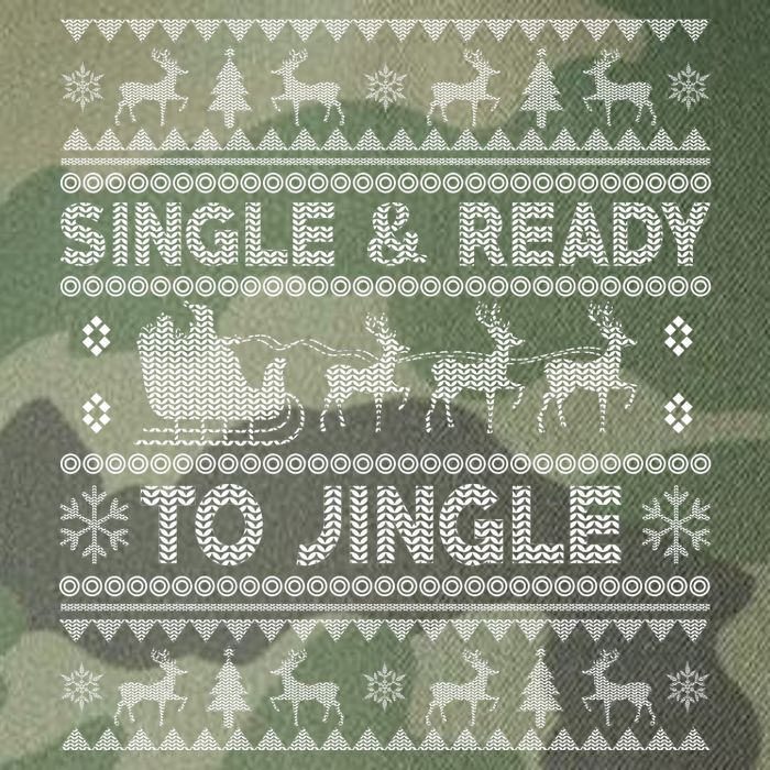 Single And Ready To Jingle Funny Ugly Christmas Sweater Legacy Tie Dye Trucker Hat