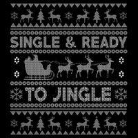 Single And Ready To Jingle Funny Ugly Christmas Sweater Impact Tech Backpack