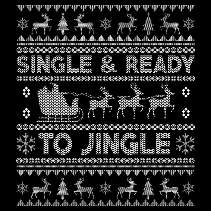 Single And Ready To Jingle Funny Ugly Christmas Sweater Impact Tech Backpack
