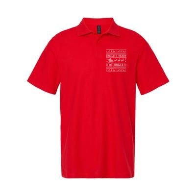 Single And Ready To Jingle Funny Ugly Christmas Sweater Polo