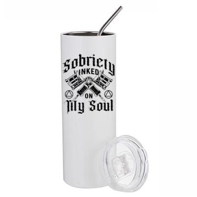 Sobriety Addiction Recovery Alcoholic Sober Living Stainless Steel Tumbler