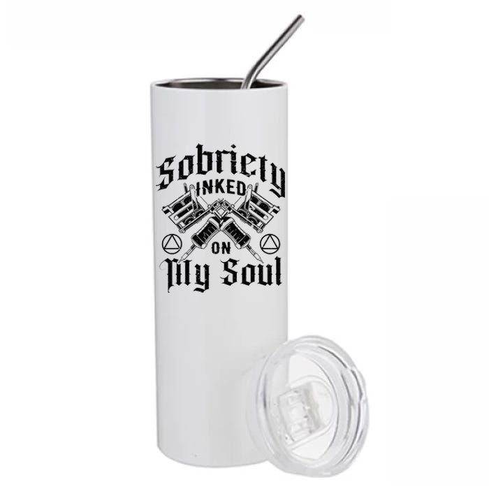 Sobriety Addiction Recovery Alcoholic Sober Living Stainless Steel Tumbler