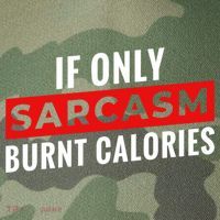 Sarcasm Burnt Calories Legacy Tie Dye Trucker Hat