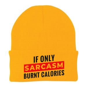 Sarcasm Burnt Calories Knit Cap Winter Beanie