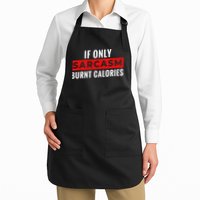 Sarcasm Burnt Calories Apron