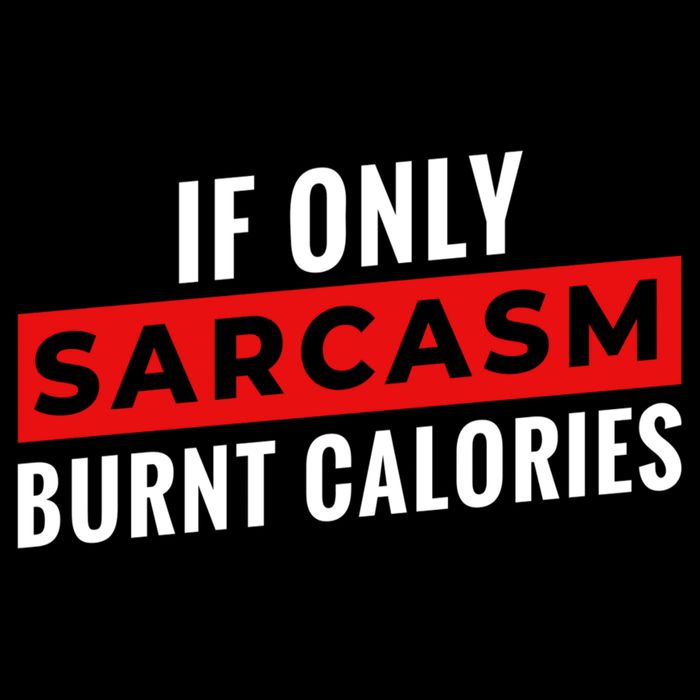 Sarcasm Burnt Calories Apron