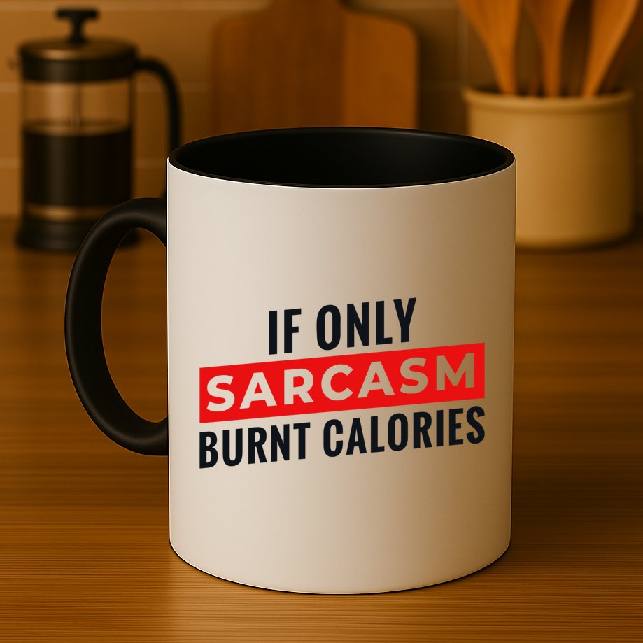 Sarcasm Burnt Calories Mug