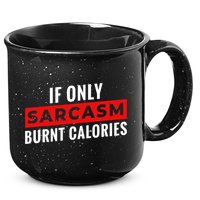 Sarcasm Burnt Calories 15oz Campfire Ceramic Mug