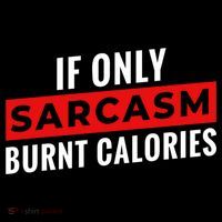Sarcasm Burnt Calories Magnet