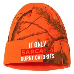 Sarcasm Burnt Calories Kati Licensed 12" Camo Beanie