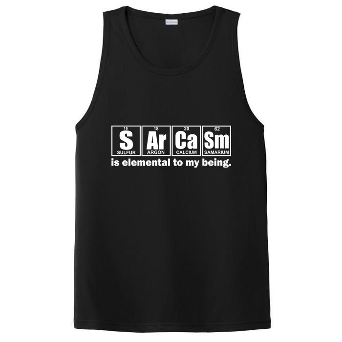 Sarcasm Is Elemental To My Being PosiCharge Competitor Tank