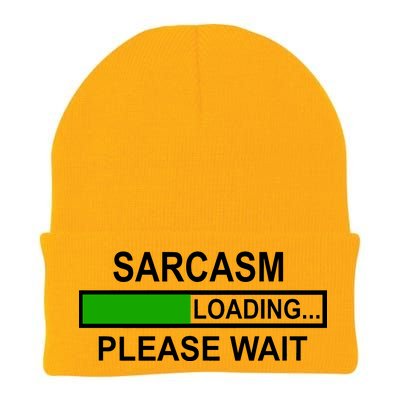 Sarcasm Loading Please Wait Knit Cap Winter Beanie