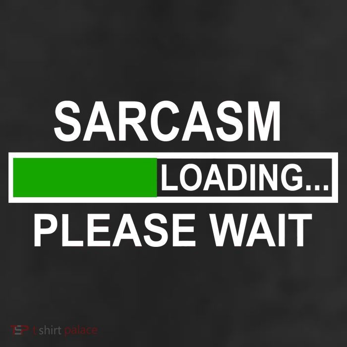 Sarcasm Loading Please Wait 7 Panel Mesh Trucker Snapback Hat
