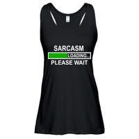 Sarcasm Loading Please Wait Ladies Essential Flowy Tank