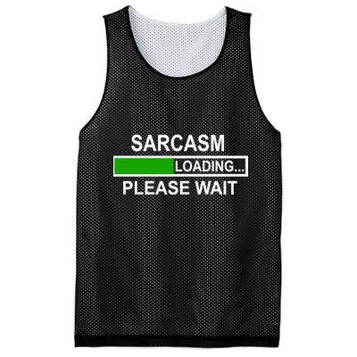 Sarcasm Loading Please Wait Mesh Reversible Basketball Jersey Tank