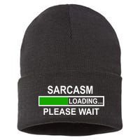 Sarcasm Loading Please Wait Sustainable Knit Beanie