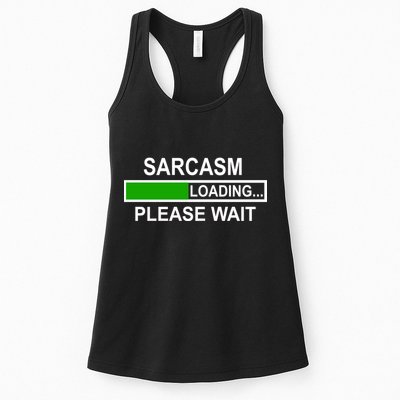 Sarcasm Loading Please Wait Womens Tank Top