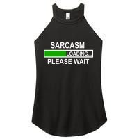 Sarcasm Loading Please Wait Women's Perfect Tri Rocker Tank