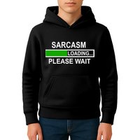 Sarcasm Loading Please Wait Kids Hoodie