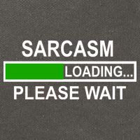 Sarcasm Loading Please Wait Cotton Canvas Backpack