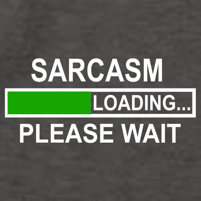 Sarcasm Loading Please Wait Vector Backpack