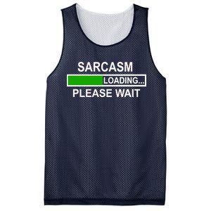 Sarcasm Loading Please Wait Mesh Reversible Basketball Jersey Tank