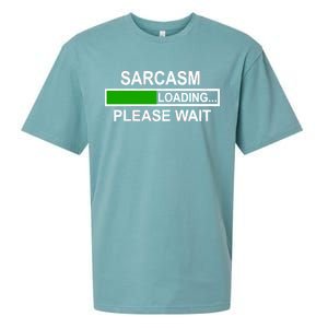 Sarcasm Loading Please Wait Sueded Cloud Jersey T-Shirt