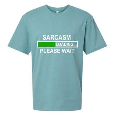 Sarcasm Loading Please Wait Sueded Cloud Jersey T-Shirt