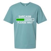 Sarcasm Loading Please Wait Sueded Cloud Jersey T-Shirt