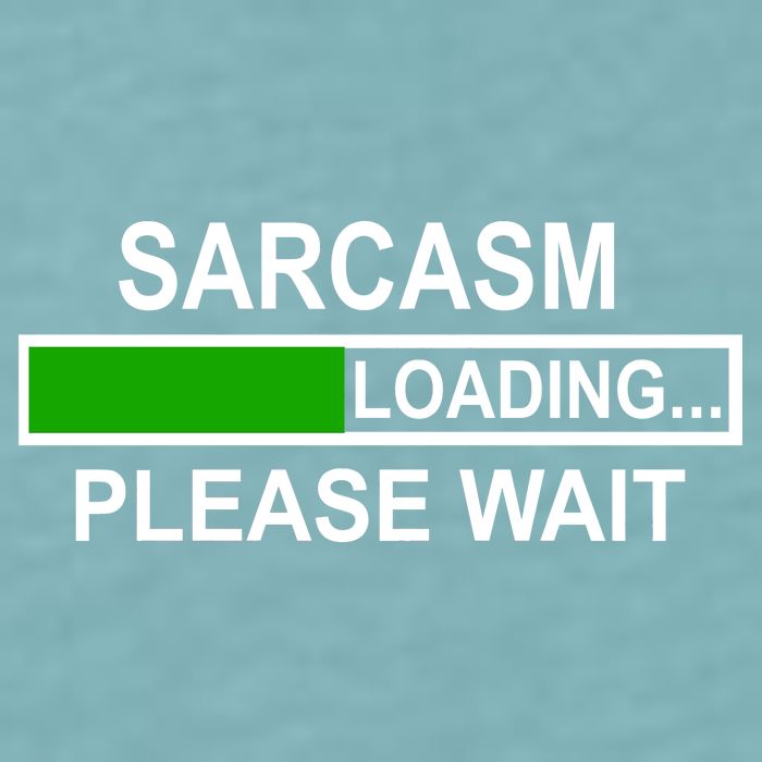 Sarcasm Loading Please Wait Sueded Cloud Jersey T-Shirt