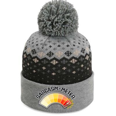 Sarcasm Meter High The Baniff Cuffed Pom Beanie