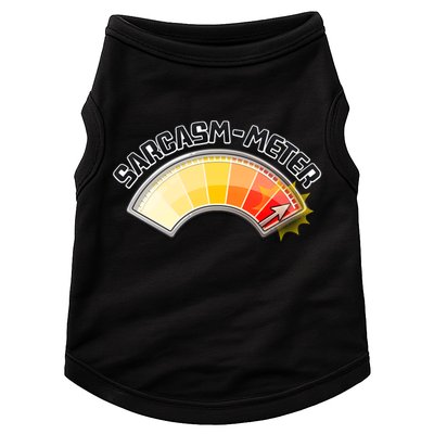 Sarcasm Meter High Doggie Tank
