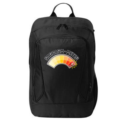 Sarcasm Meter High City Backpack