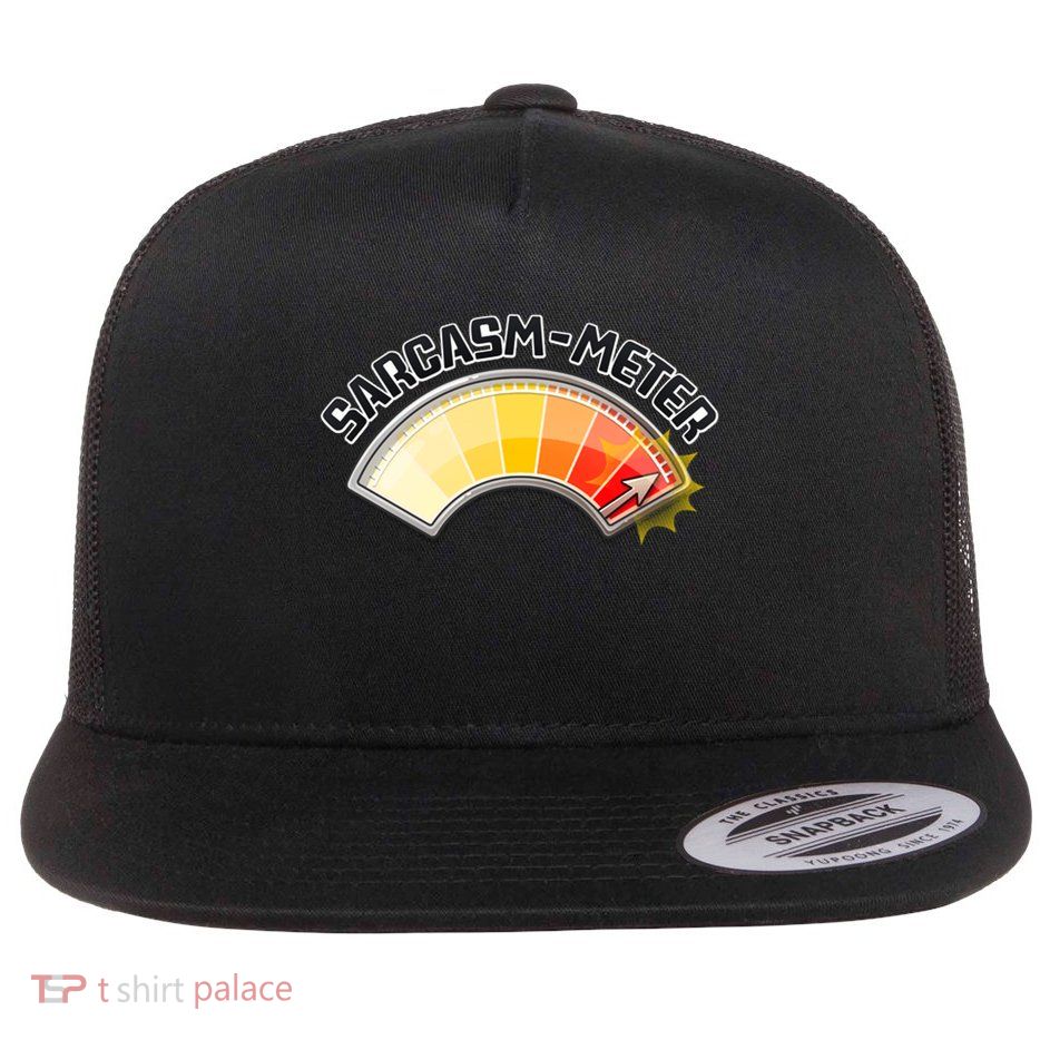 Sarcasm Meter High Flatbill Hat