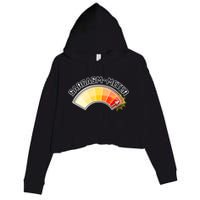 Sarcasm Meter High Crop Fleece Hoodie