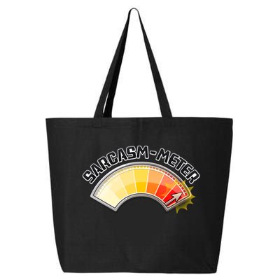 Sarcasm Meter High 25L Jumbo Tote