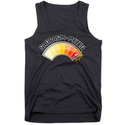 Sarcasm Meter High Tank Top