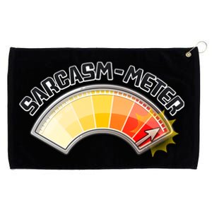 Sarcasm Meter High Grommeted Golf Towel