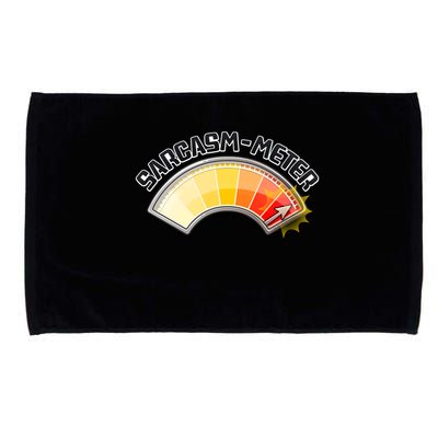 Sarcasm Meter High Microfiber Hand Towel