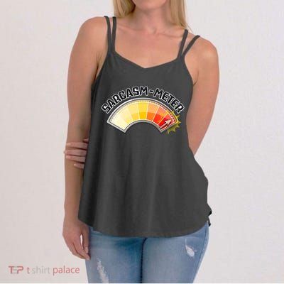 Sarcasm Meter High Women's Strappy Tank