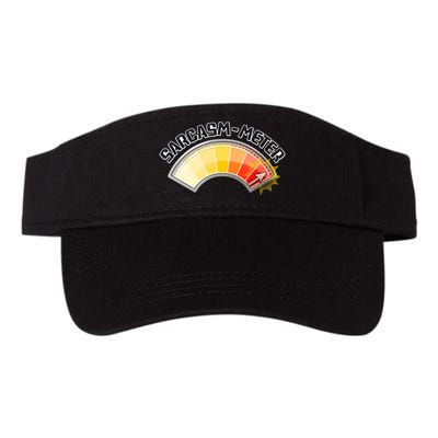 Sarcasm Meter High Valucap Bio-Washed Visor