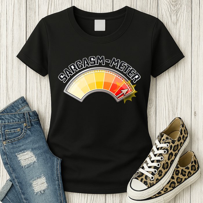 Sarcasm Meter High Womens T-Shirt
