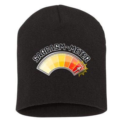 Sarcasm Meter High Short Acrylic Beanie