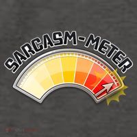 Sarcasm Meter High Vector Backpack