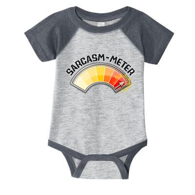 Sarcasm Meter High Infant Baby Jersey Bodysuit