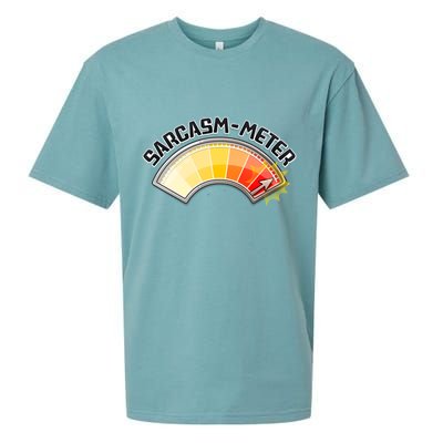 Sarcasm Meter High Sueded Cloud Jersey T-Shirt