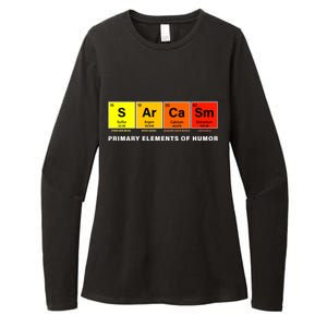 Sarcasm Primary Elements of Humor Womens CVC Long Sleeve Shirt