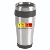 Sarcasm Primary Elements of Humor 16oz Travel Tumbler