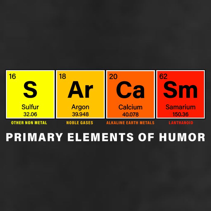 Sarcasm Primary Elements of Humor Trucker Hat