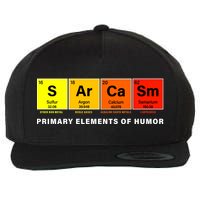 Sarcasm Primary Elements of Humor Wool Snapback Cap